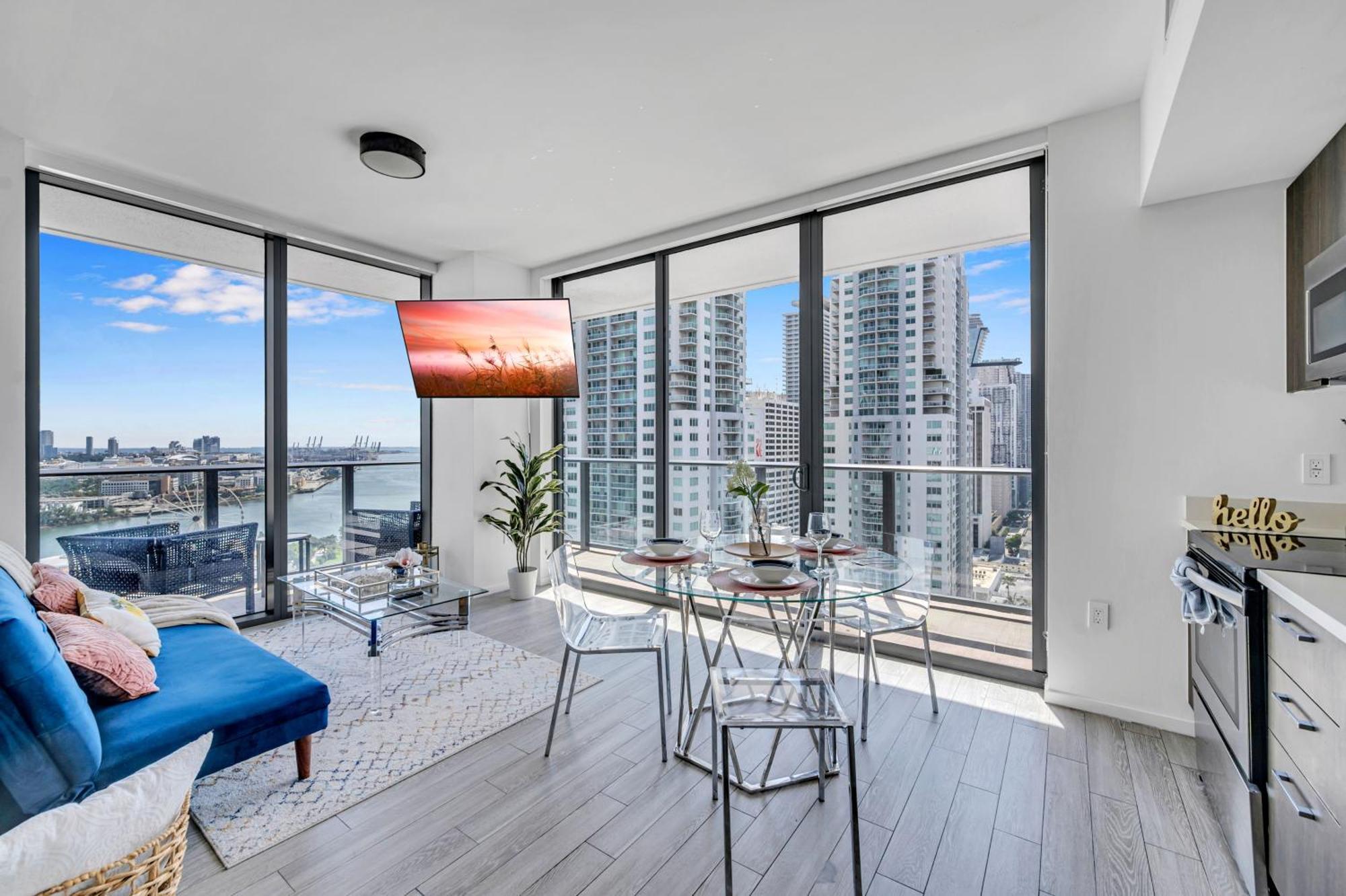 Mesmerizing Views Corner Condo Miami Exteriör bild
