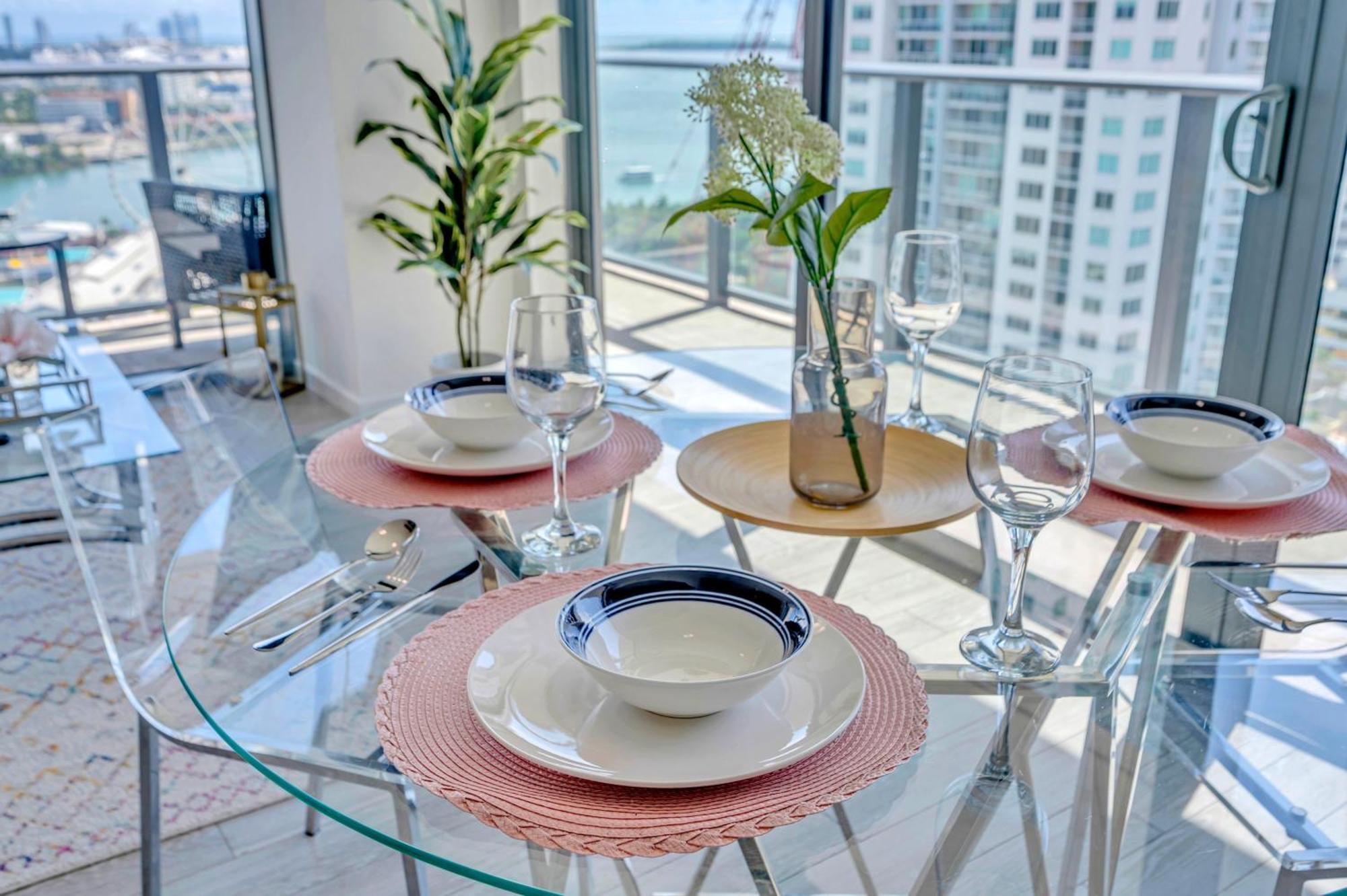 Mesmerizing Views Corner Condo Miami Exteriör bild